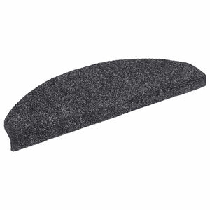 Self-adhesive stair mats 20 pcs dark grey 65x21x4 cm