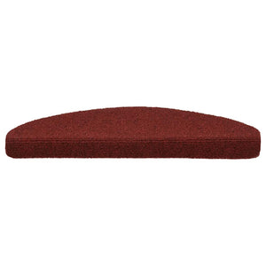 Self-adhesive stair mats 20 pcs red 65x21x4 cm