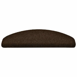 Selvklebende trappematter 30 stk 65x21x4 cm brun