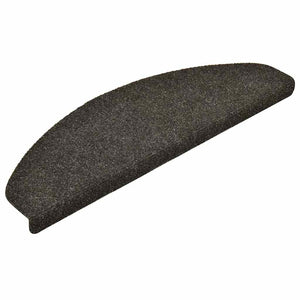 Self-adhesive stair mats 30 pcs anthracite 65x21x4 cm