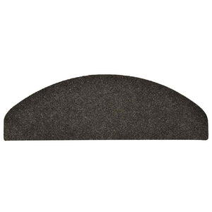 Self-adhesive stair mats 30 pcs anthracite 65x21x4 cm