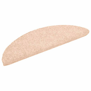 Self-adhesive stair mats 30 pcs cream white 56x17x3 cm