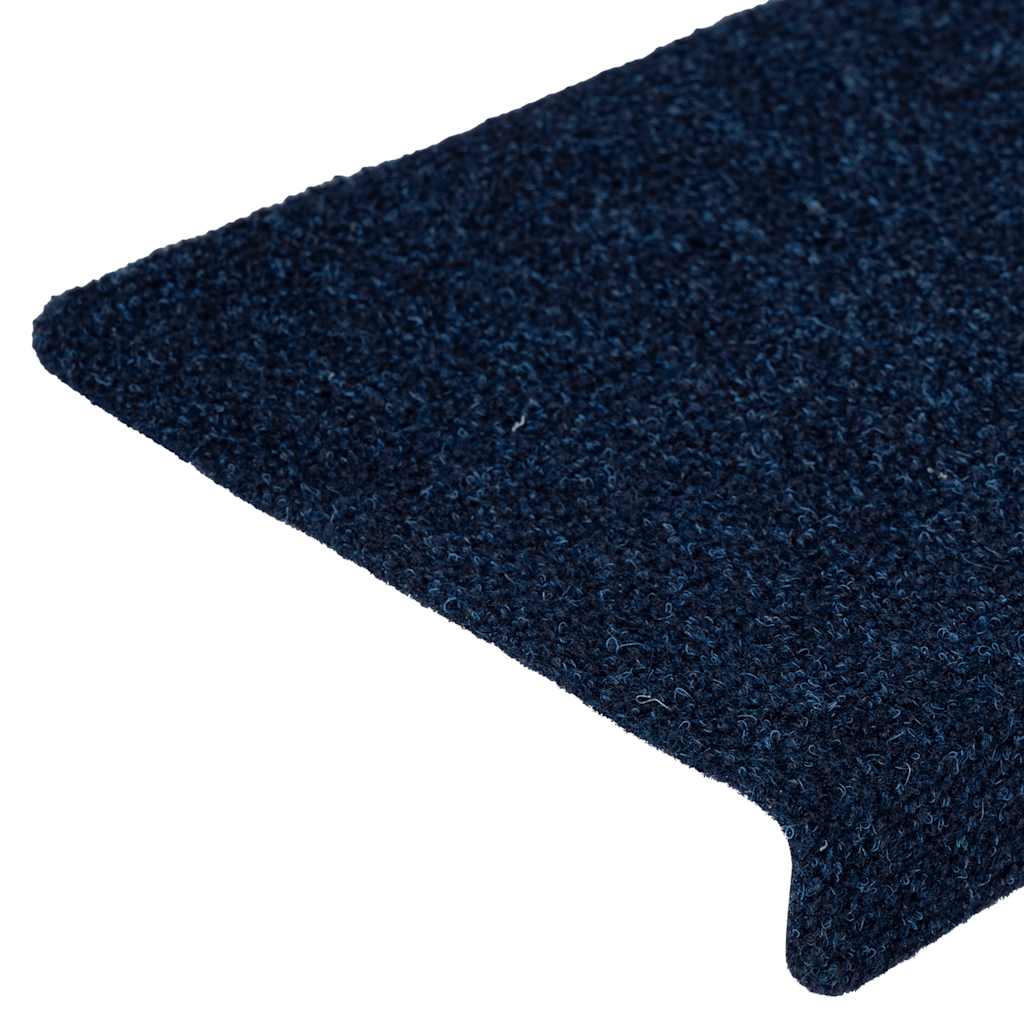 Self-adhesive stair mats 30 pcs navy blue 65x21x4 cm