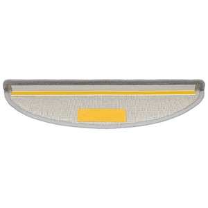 Stair mats 30 pcs light gray 56x17x3 cm