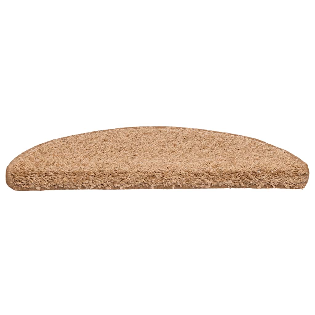 Stair mats 20 pcs beige 56x17x3 cm