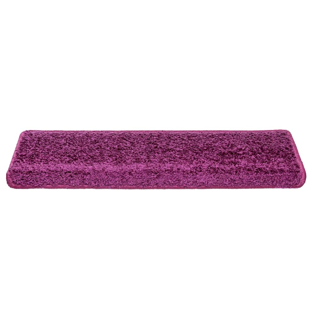 Stair mats 20 pcs 65x21x4 cm purple
