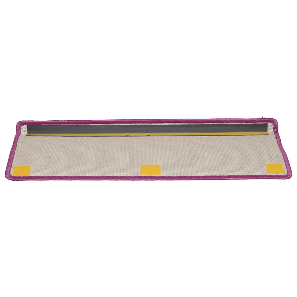 Stair mats 20 pcs 65x21x4 cm purple