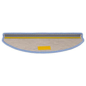 Self-adhesive stair mats sisal 30 pcs 65x21x4 cm blue