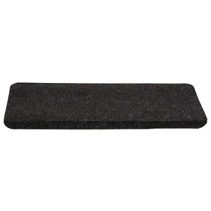 Self-adhesive stair mats 30 pieces anthracite 65x24.5x3.5 cm