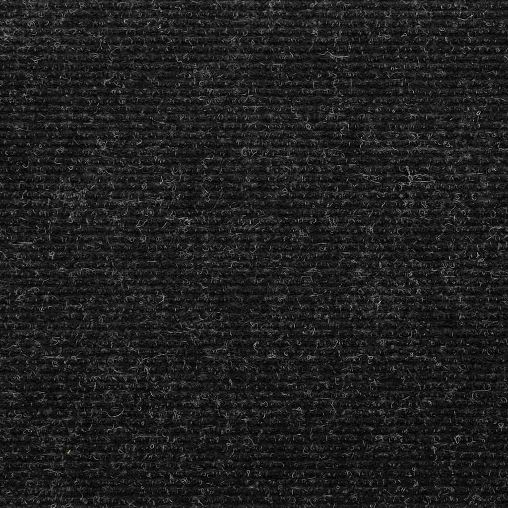 Self-adhesive stair mats 30 pieces anthracite 65x24.5x3.5 cm