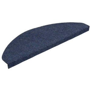 Self-adhesive stair mats 30 pcs blue 65x22.5x3.5 cm