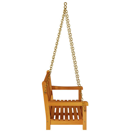2-seters Hage Svingbenk 110x56x58 cm Solid Akasietre