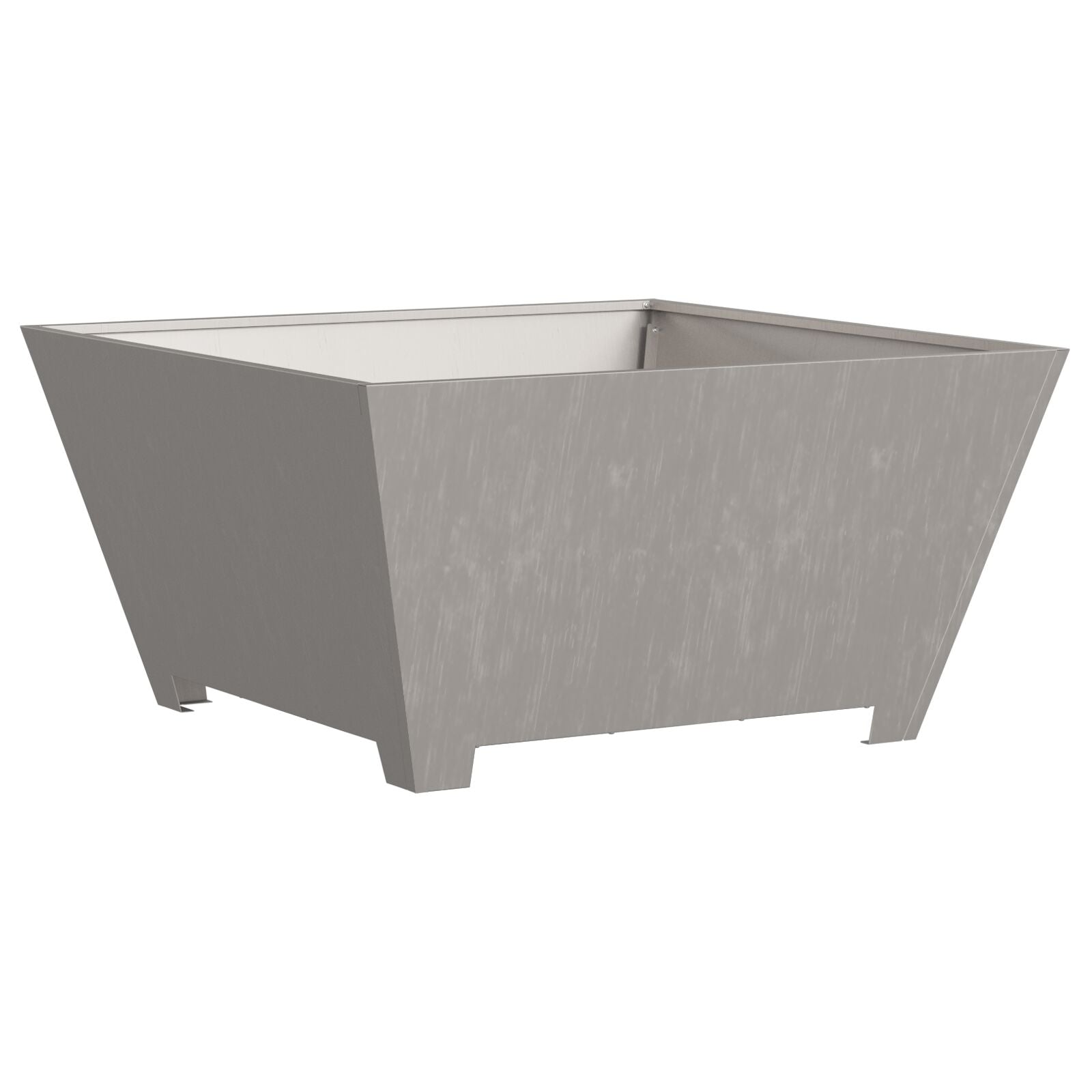 Fire Pit Square 80x80x40 cm Weatherproof Steel