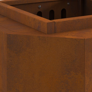 Smokeless Fire Pit 38x38x51 cm Weatherproof Steel