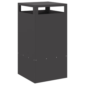 Fire Pit Black 50x50x100 cm Steel