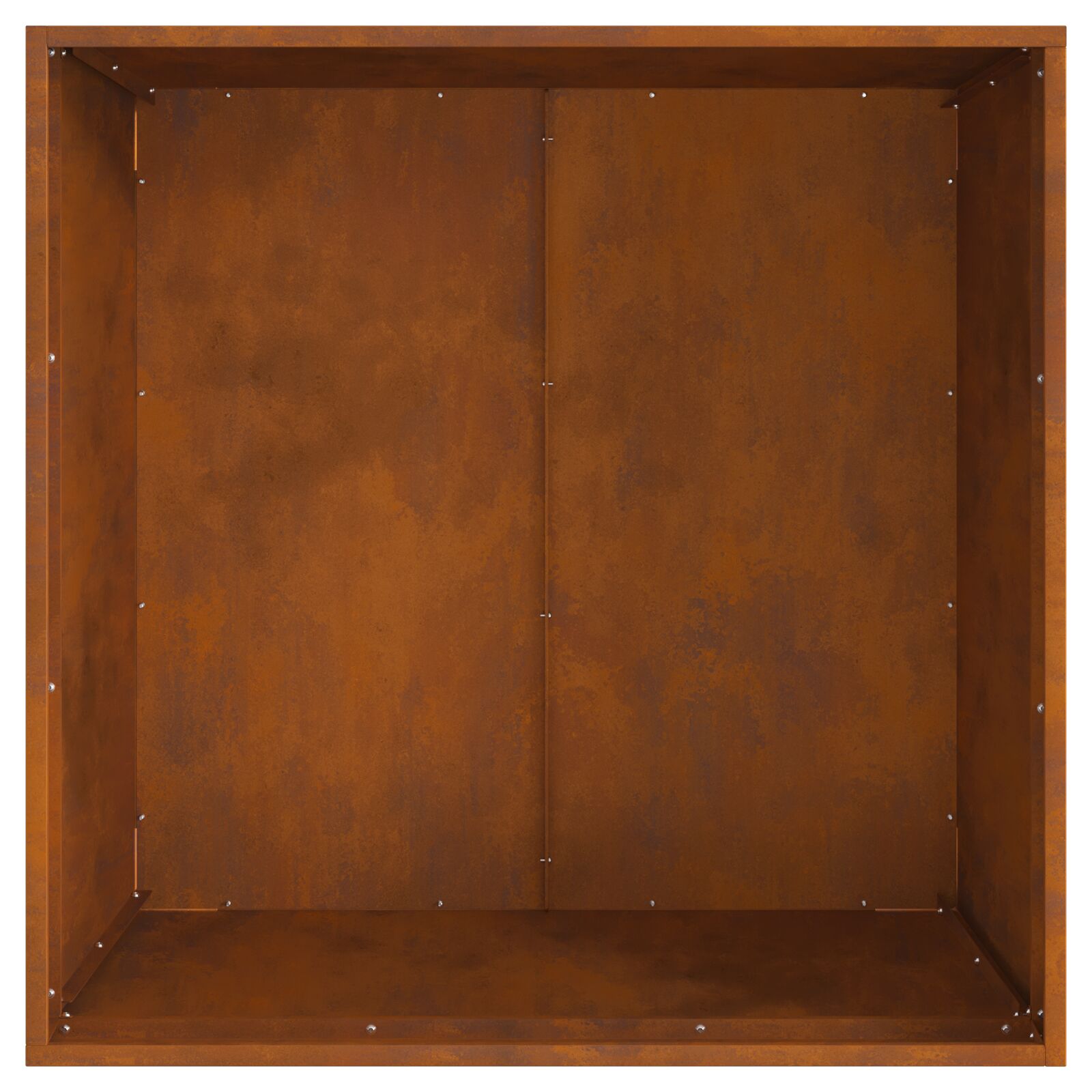 Fyrsted Square 80x80x43 cm Weathered Steel