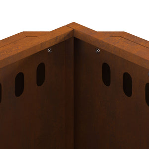 Smokeless Fire Pit 38x38x51 cm Weatherproof Steel
