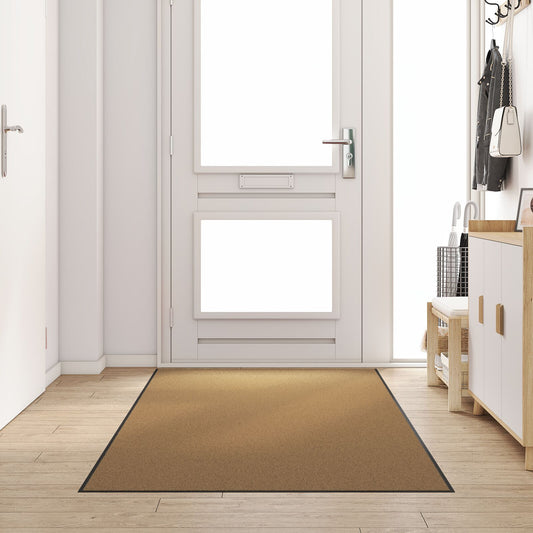 Doormat Washable Cream 120x250 cm