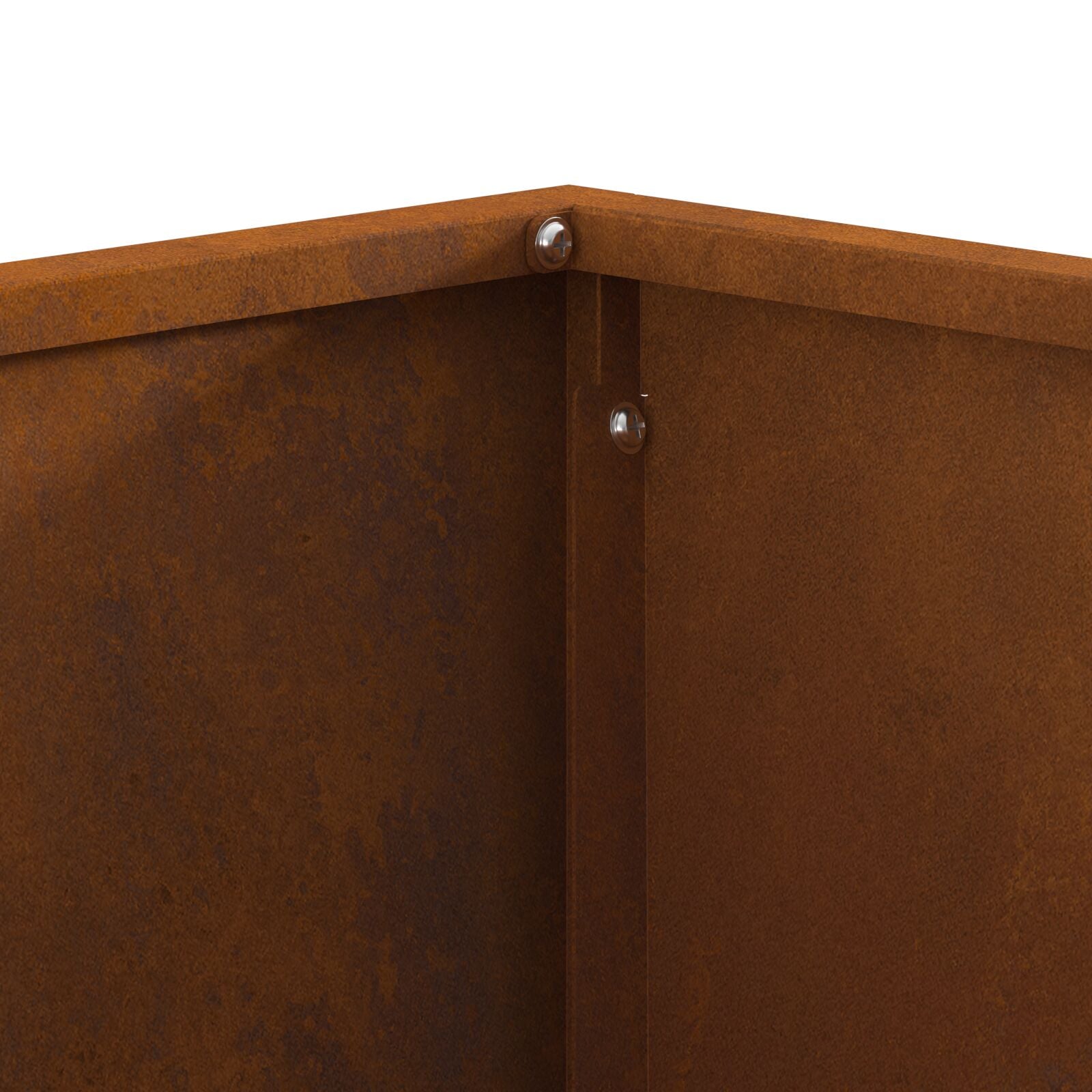 Fire Pit Square 80x80x40 cm Weatherproof Steel
