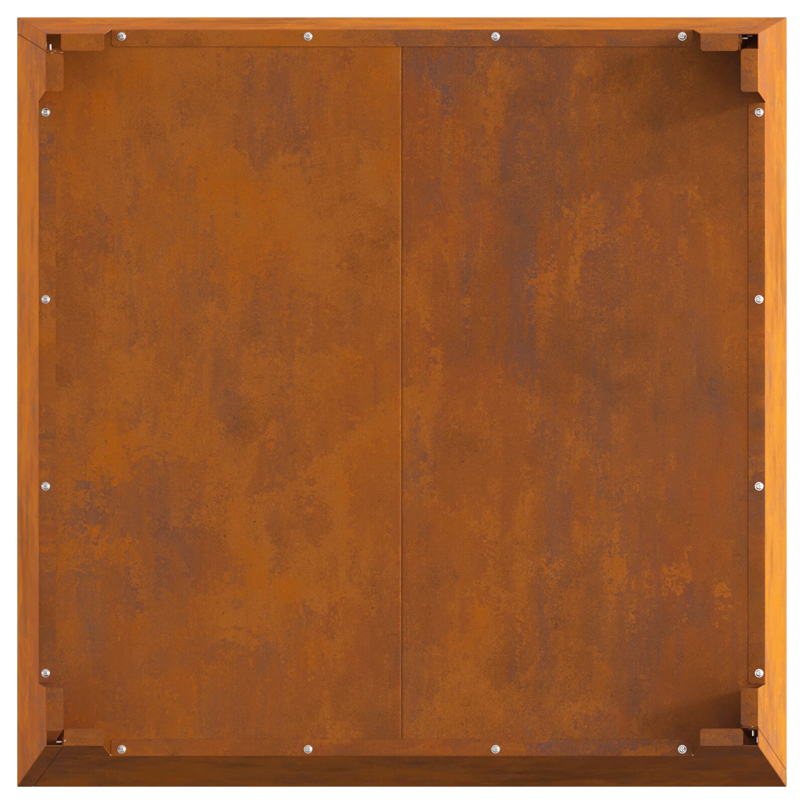 Fyrsted Square 80x80x43 cm Weathered Steel