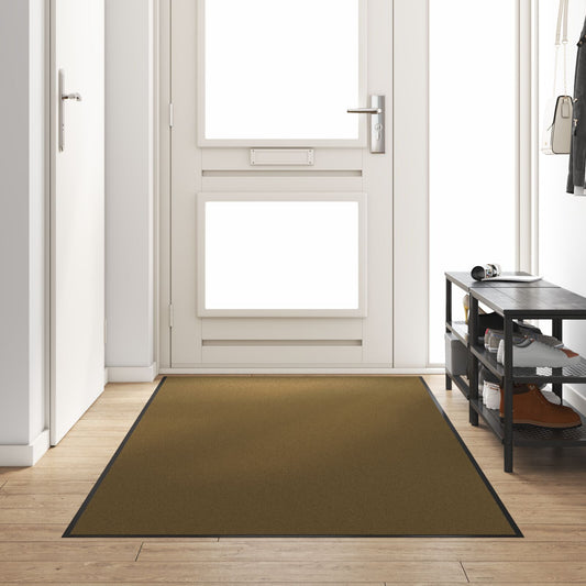 Door mat, washable, brown, 120x300 cm