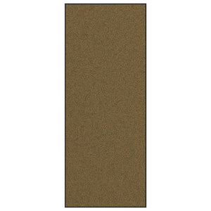Door mat, washable, brown, 120x300 cm