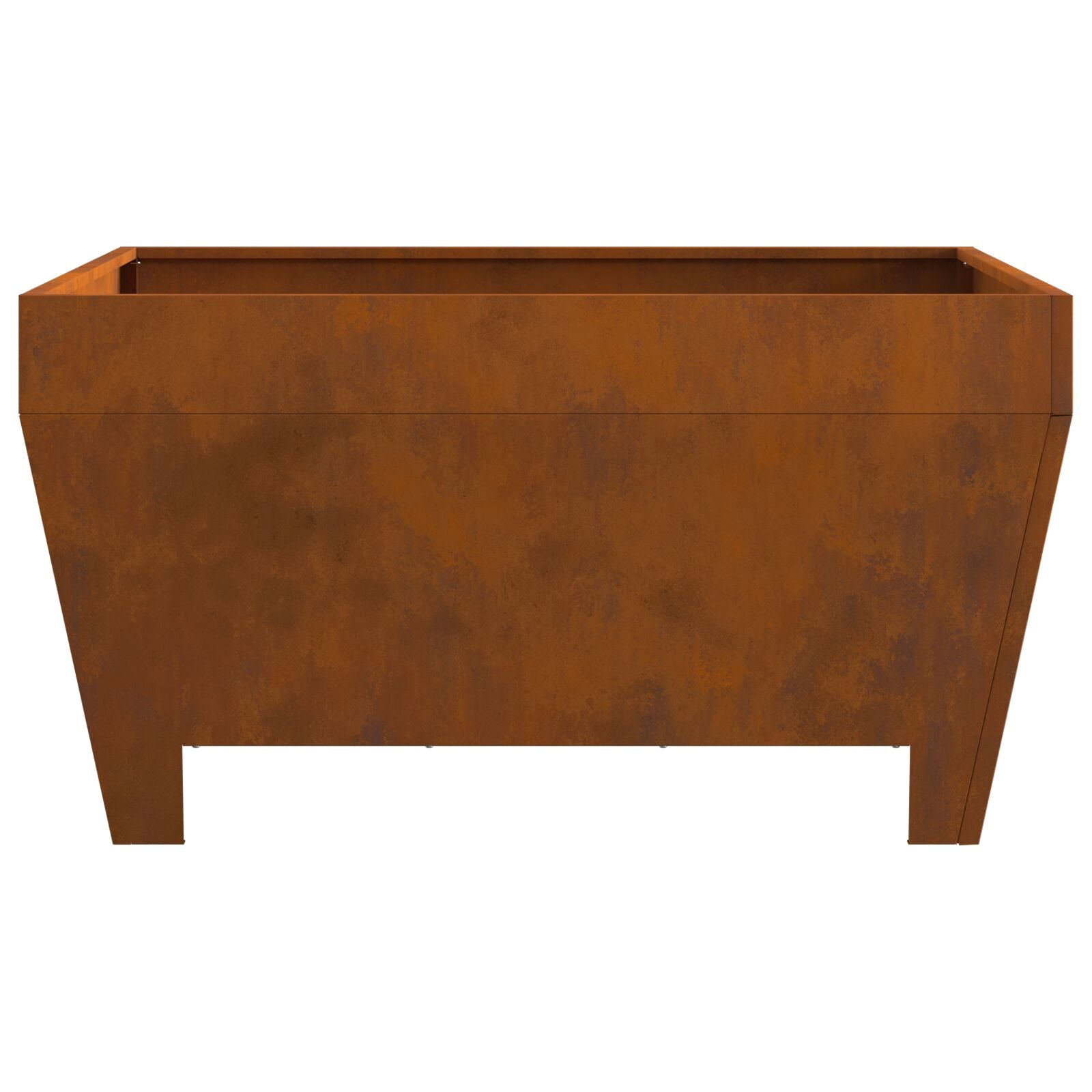 Fyrsted Square 80x80x43 cm Weathered Steel