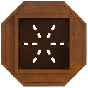 Smokeless Fire Pit 38x38x51 cm Weatherproof Steel