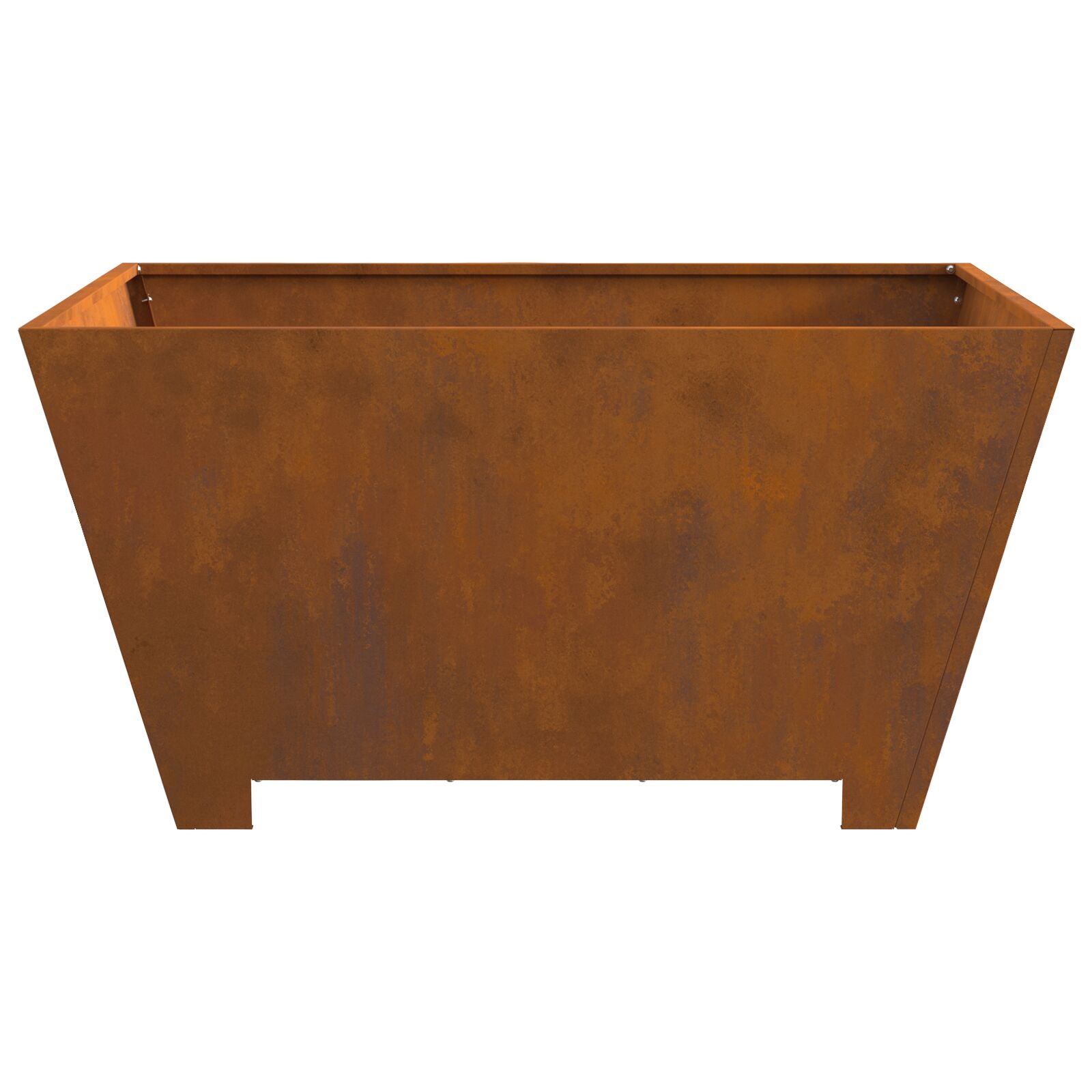 Fire Pit Square 80x80x40 cm Weatherproof Steel