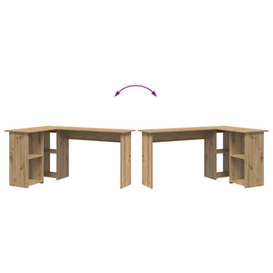 Artisan Eik Datamaskinskrivebord Artisan eik Sponplate Middels