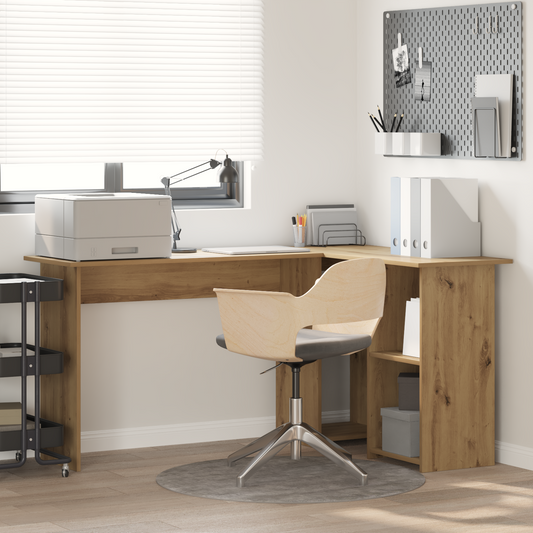 Artisan Eik Datamaskinskrivebord Artisan eik Sponplate Middels